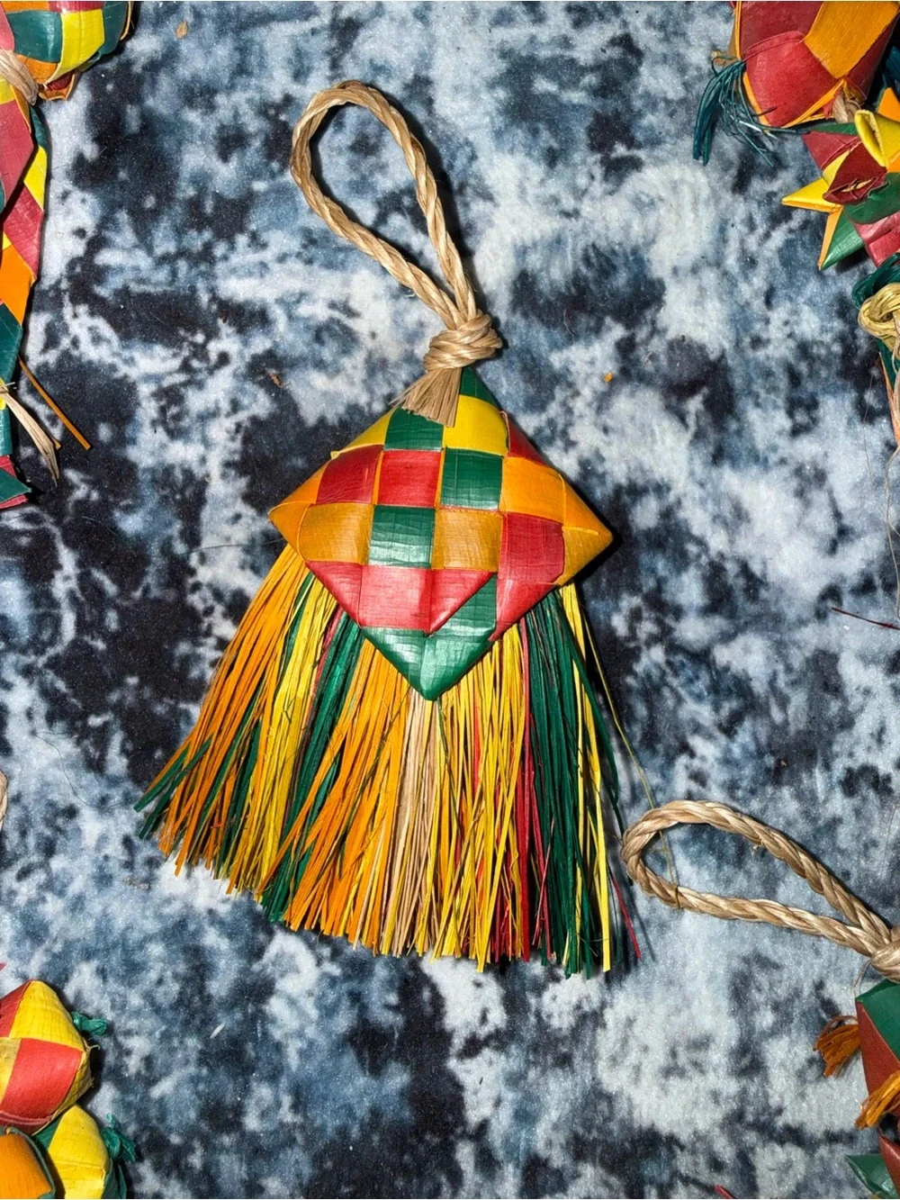 NEW Bird Toy Bundle Natural Woven Chew Toys‎ Parrot Conure Cockatiel Set